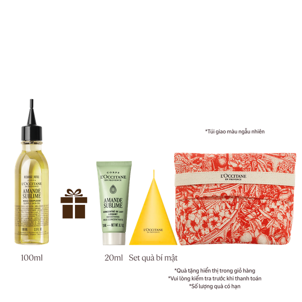 [Phiên Bản Mới] Refill Dầu Dưỡng Thể Hạnh Nhân