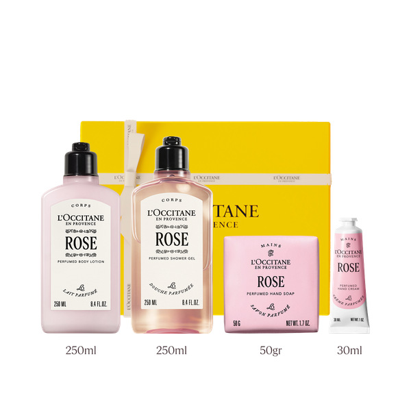 SET CHĂM SÓC CƠ THỂ HOA HỒNG