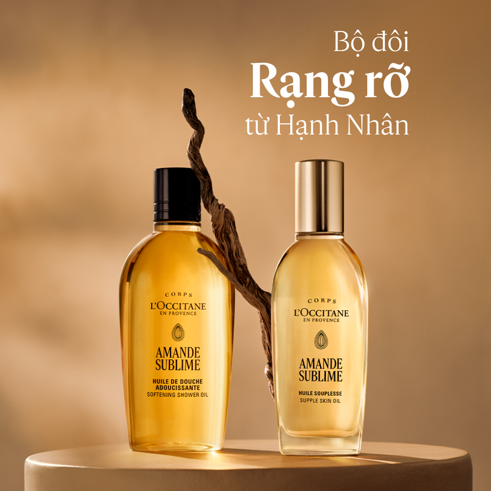[Phiên Bản Mới] Refill Dầu tắm Hạnh Nhân