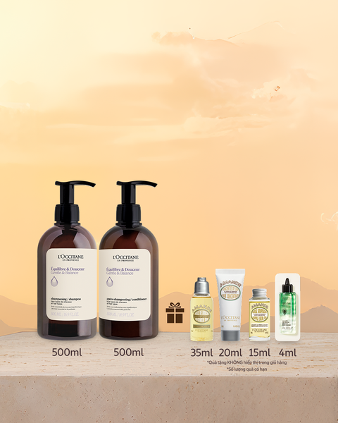Bộ Gội Xả Cân Bằng Dành Cho Mọi Loại Tóc