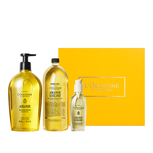 Bộ Dầu Tắm Hạnh Nhân Và Bản Refill