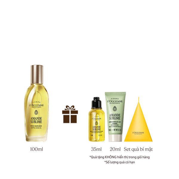 [Phiên Bản Mới] Dầu Dưỡng Thể Hạnh Nhân