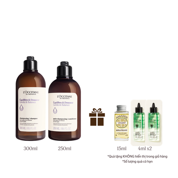 Bộ Gội Xả Cân Bằng Dành Cho Mọi Loại Tóc