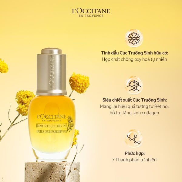  Dầu Dưỡng Trẻ Hoá Da Cúc Trường Sinh 