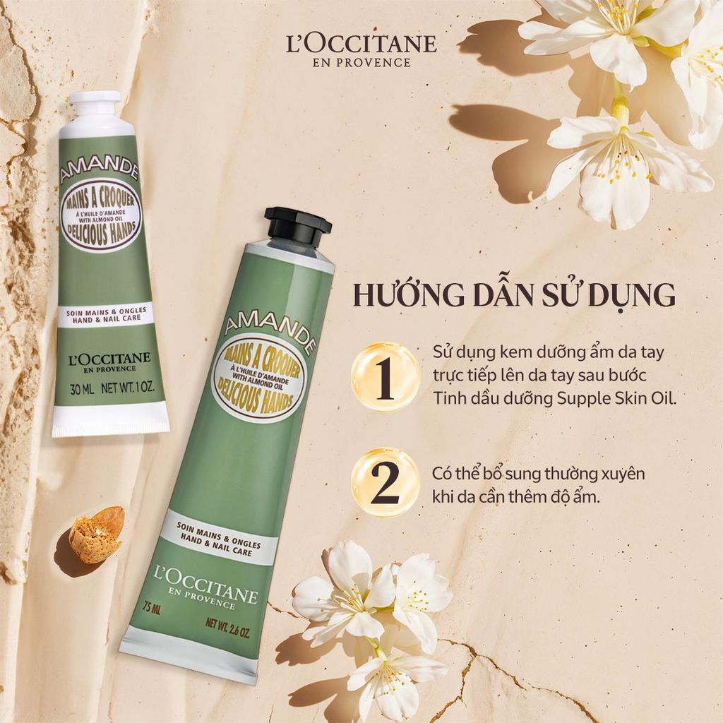 Kem Dưỡng Da Tay Hương Hạnh Nhân