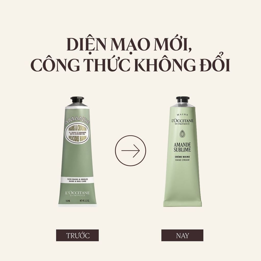 [Phiên Bản Mới] Kem Dưỡng Da Tay Hạnh Nhân