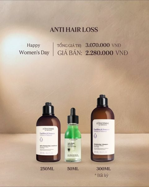 Dầu xả cân bằng và tinh chất kích thích mọc tóc  Tặng dầu gội cân bằng dành cho mọi loại tóc trị giá 790,000đ