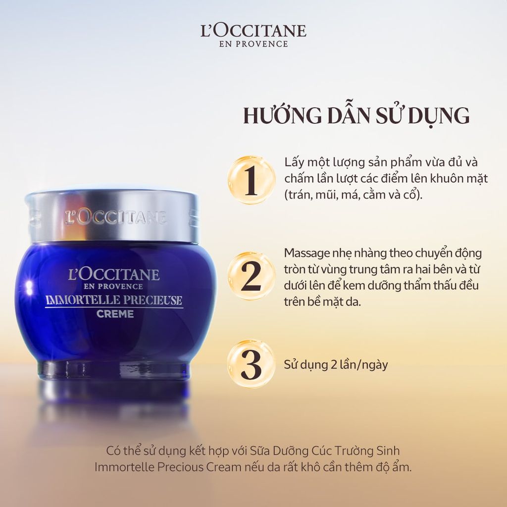 Kem Dưỡng Cúc Trường Sinh Immortelle Precieuse Cream