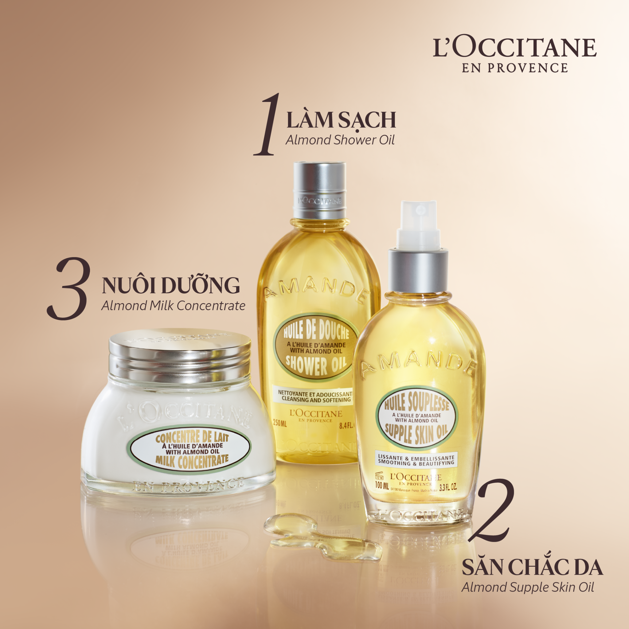  Dầu Dưỡng Thể Hạnh Nhân 