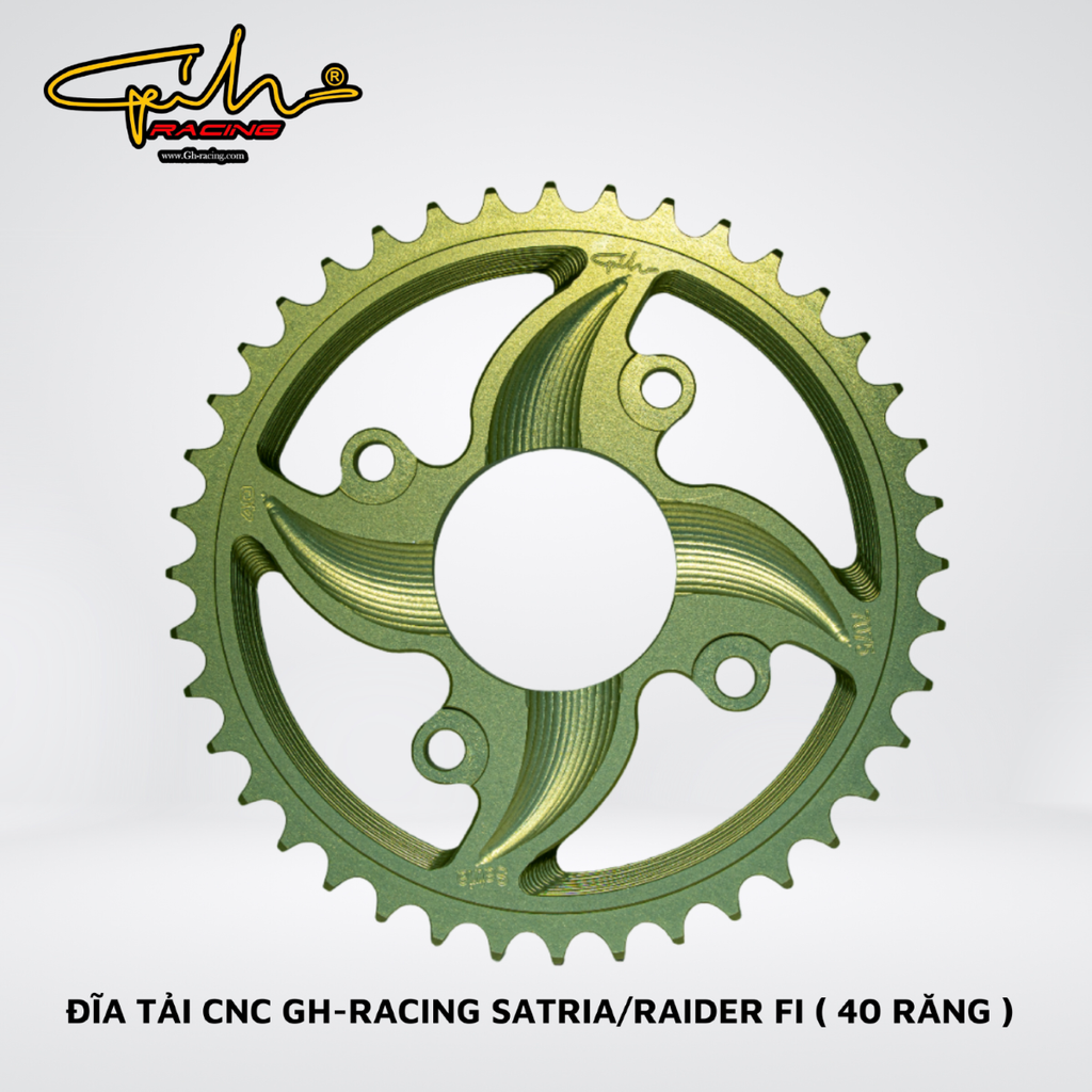 ĐĨA TẢI NHÔM 7075 CNC GH-RACING SATRIA, RAIDER 150
