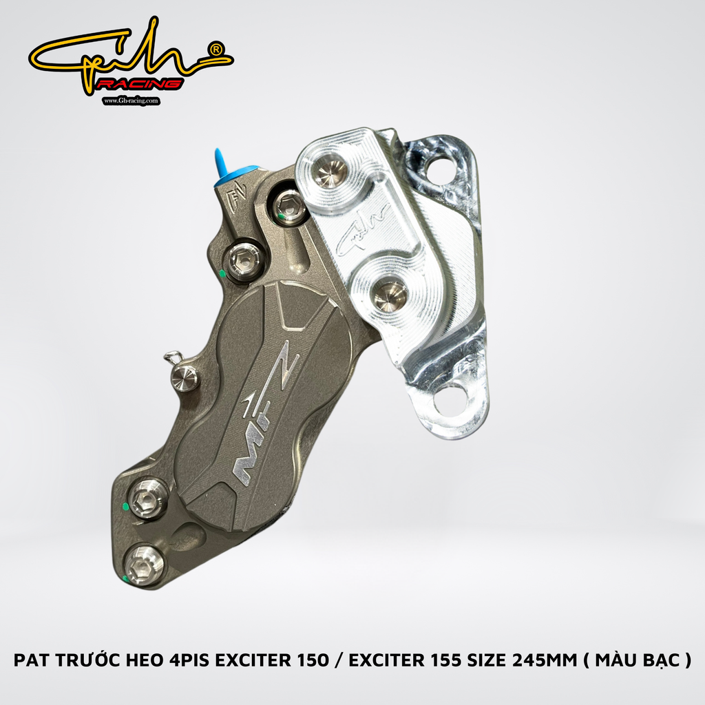 PAT NHÔM CNC 3D HEO 4 PIS EXCITER 150/155 SIZE 245MM GH-RACING