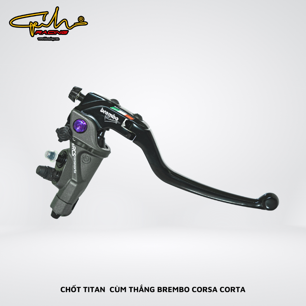 CHỐT TITAN CÙM THẮNG BREMBO CORSA CORTA GH-RACING