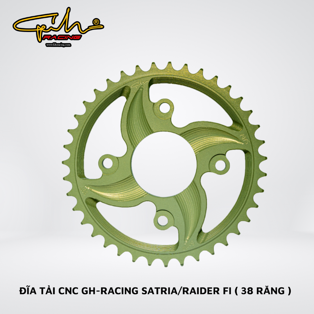 ĐĨA TẢI NHÔM 7075 CNC GH-RACING SATRIA, RAIDER 150
