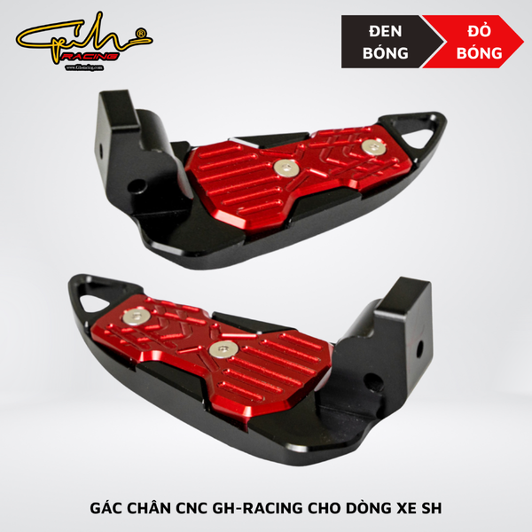  GÁC CHÂN CNC GH-RACING CHO DÒNG XE SH 