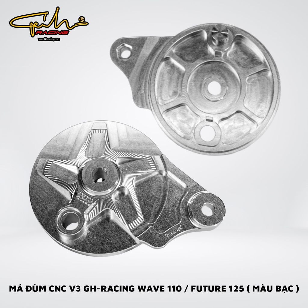 MÁ ĐÙM CNC V3 GH-RACING WAVE 110 ,  FUTURE 125