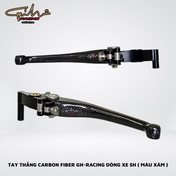 TAY THẮNG CARBON FIBER GH-RACING DÒNG XE SH