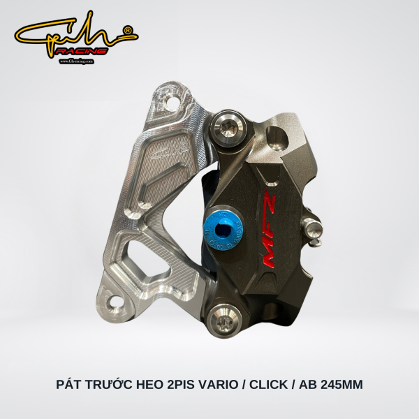 PAT NHÔM CNC HEO 2 PIS VARIO  CLICK SIZE 245MM GH-RACING