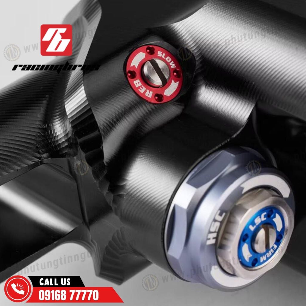 Phuộc hơi Racing Bros Bazooka 5.0 có bình dầu cho mọi dòng xe chính hãng có bảo hành