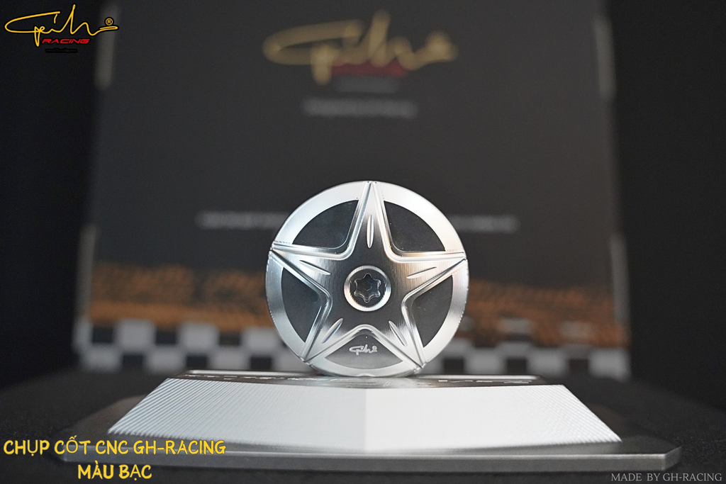 CHỤP CỐT BÁNH SAU CNC GH-RACING CHO LEAD ABS / CBS