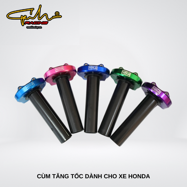 CÙM TĂNG TỐC CNC GH-RACING (BẢNG MÀU SÁNG)