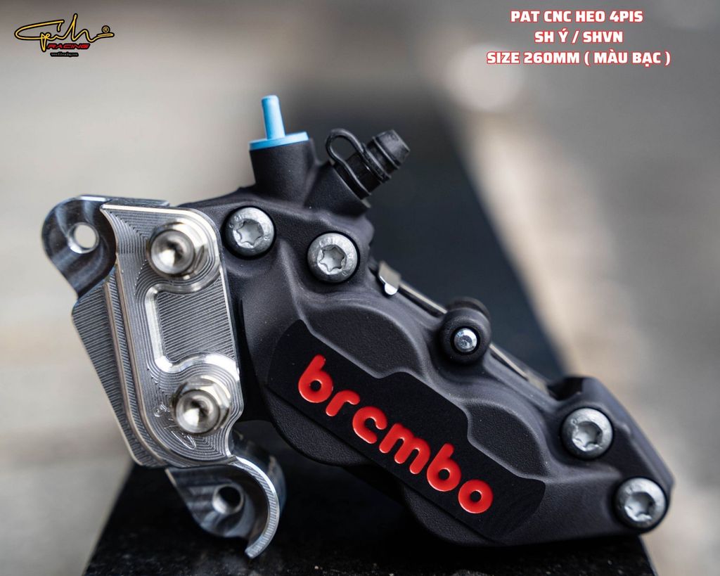 PAT TRƯỚC HEO 4PIS SHVN ( KHÔNG ABS ) SIZE 256MM GH-RACING