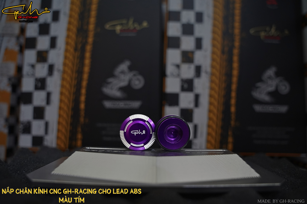 NẮP CHE CHÂN KÍNH GH-RACING DÀNH CHO LEAD ABS