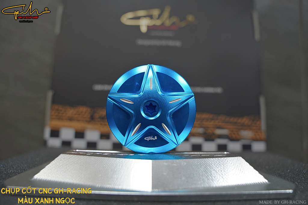 CHỤP CỐT BÁNH SAU CNC GH-RACING CHO LEAD ABS / CBS