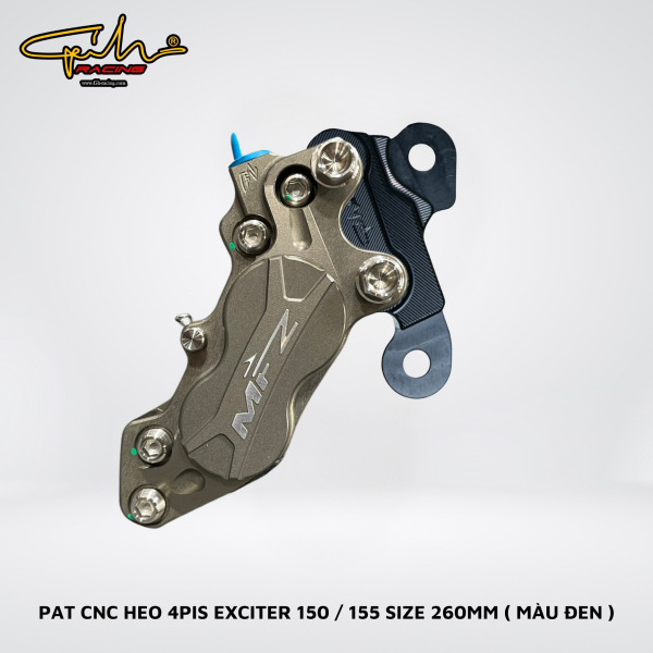 PAT NHÔM CNC HEO 4 PIS EXCITER 150/155 SIZE 260MM GH-RACING
