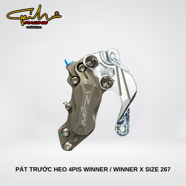 PAT NHÔM CNC HEO 4 PIS WINNER / WINNER X SIZE 290MM GH-RACING