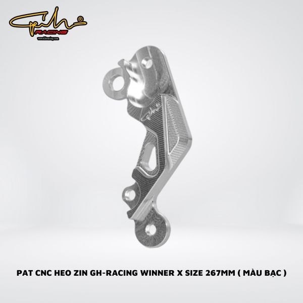 PAT NHÔM CNC HEO ZIN WINNER X 267 MM GH-RACING