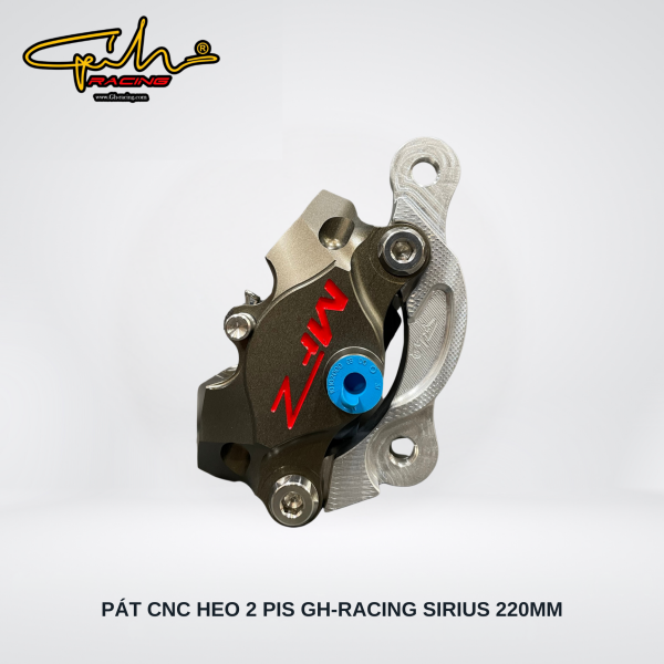 PAT TRƯỚC CNC HEO 2 PIS SIRIUS SIZE 220MM GH-RACING