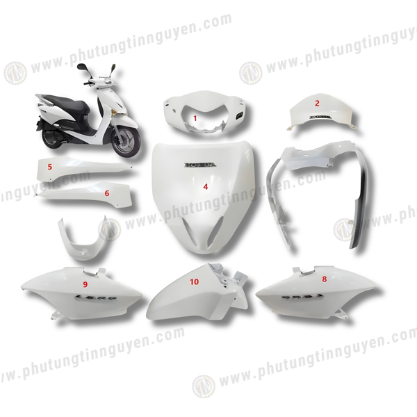  Dàn áo lead 110 2009 2010 2011 màu TRẮNG 