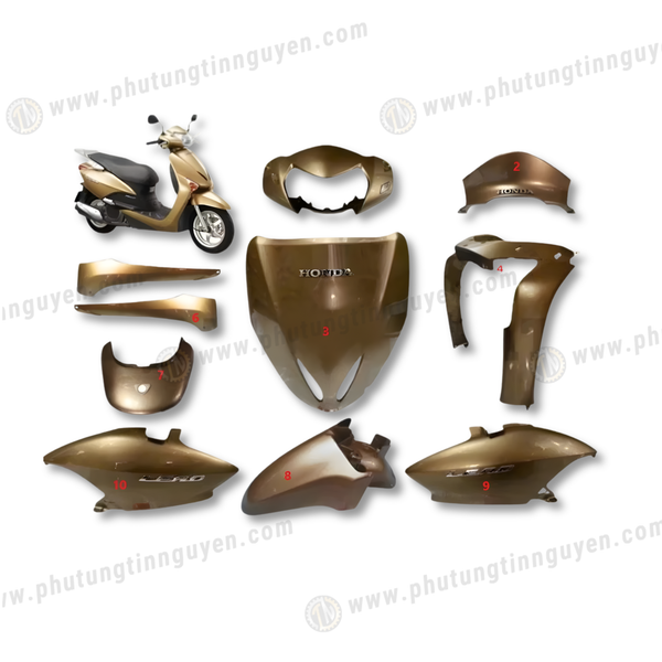  Dàn áo lead 110 màu ĐỒNG ĐẬM 2009 2010 2011 