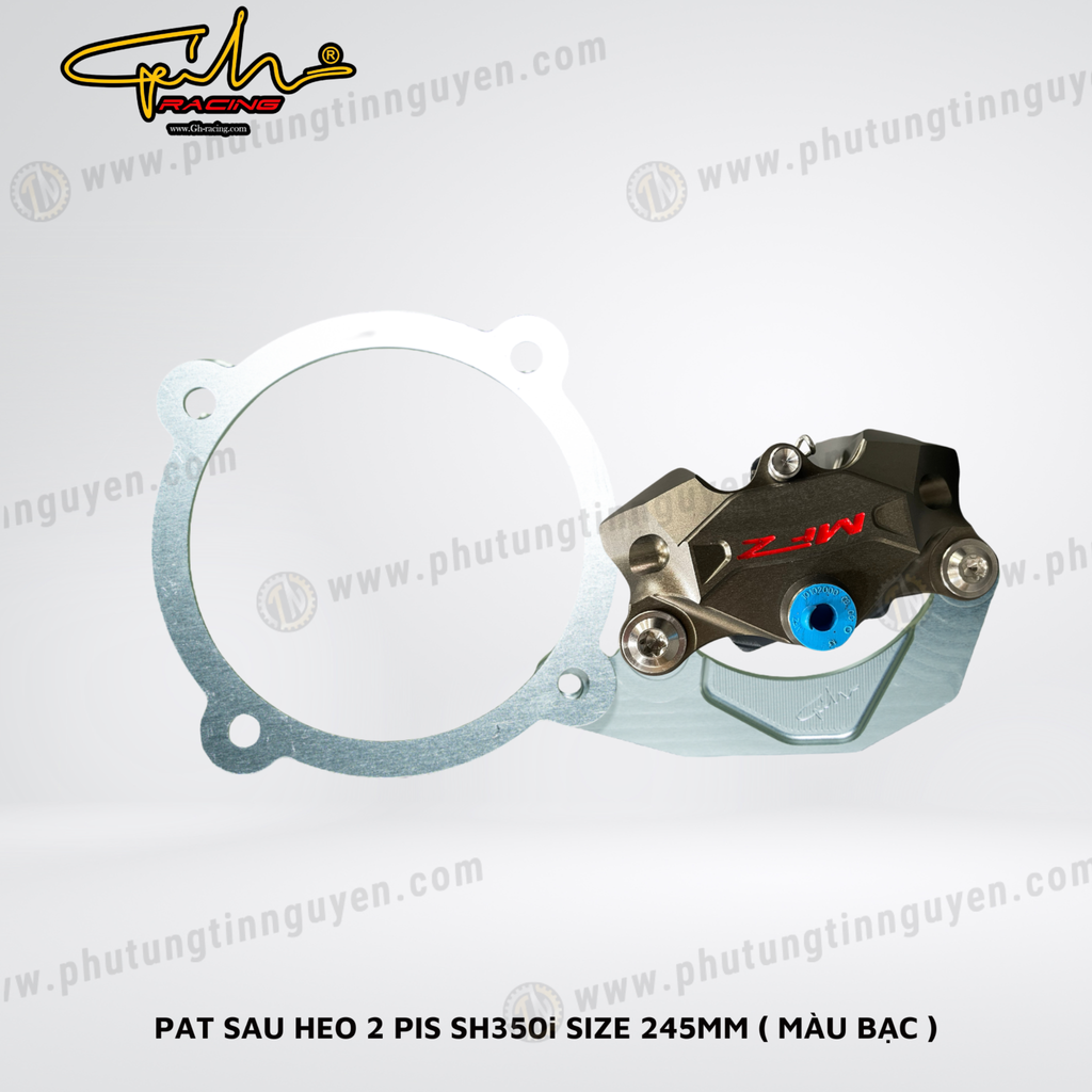 PAT SAU HEO 2 PIS SH350i SIZE 245MM ( MÀU BẠC )