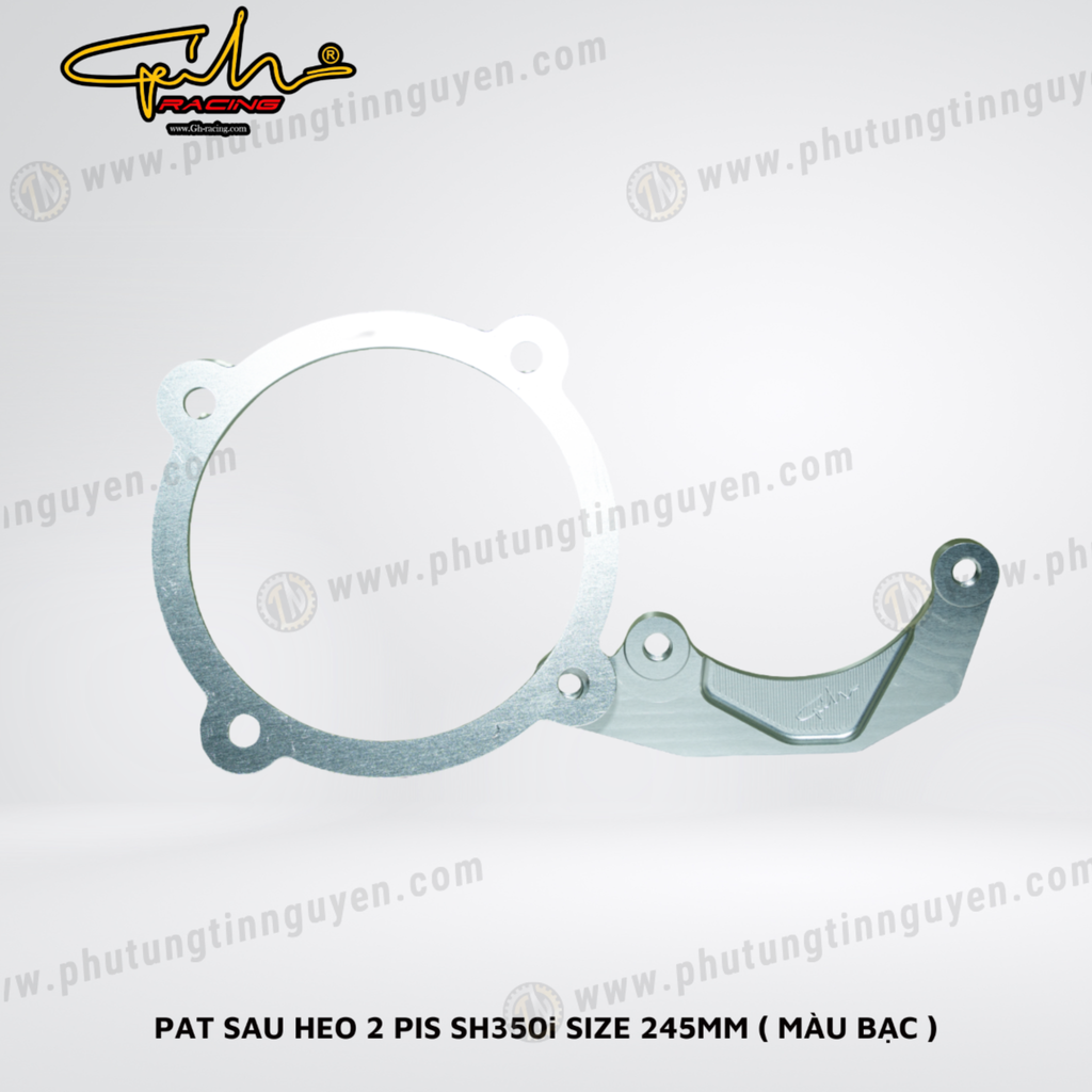 PAT SAU HEO 2 PIS SH350i SIZE 245MM ( MÀU BẠC )