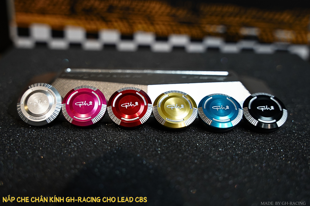 NẮP CHE CHÂN KÍNH CNC GH-RACING DÀNH CHO HONDA LEAD125 - CBS