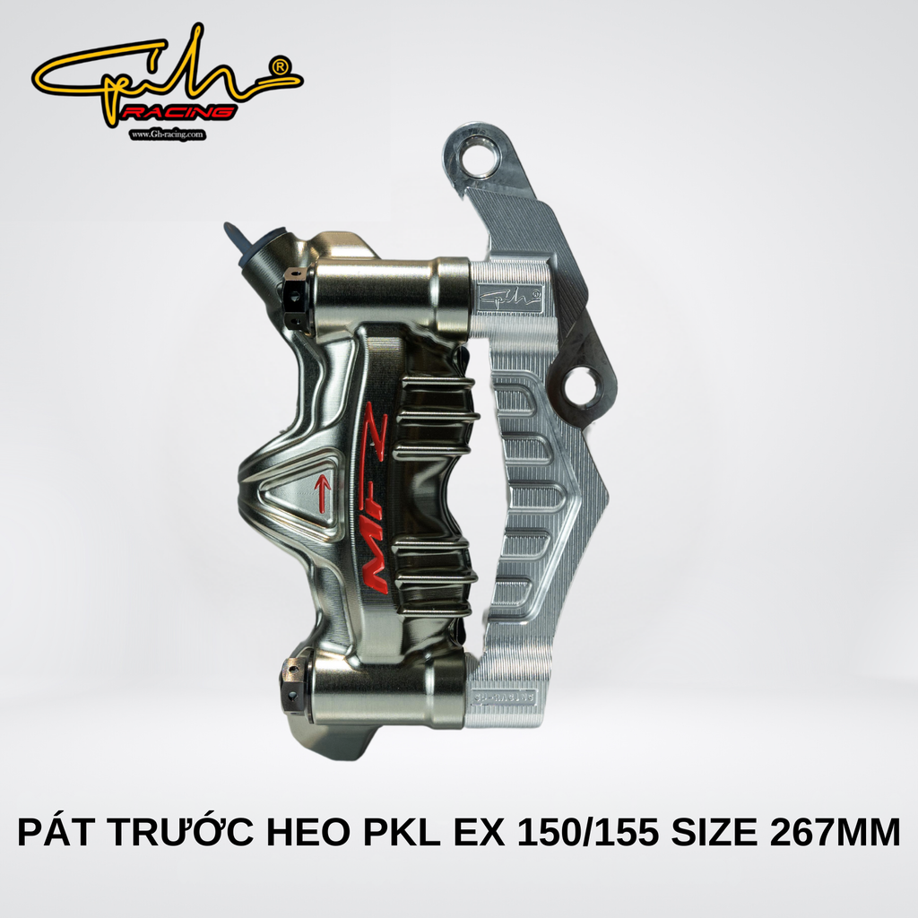 PAT TRƯỚC HEO PKL EX 150/155 SIZE 267MM - Lỗ ốc 100mm GH-RACING