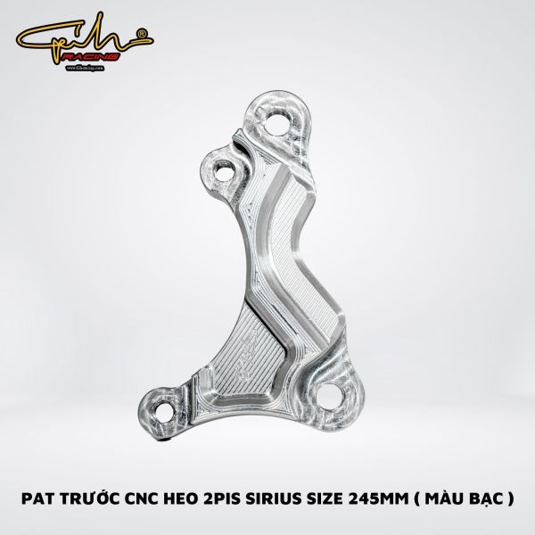 PAT TRƯỚC CNC HEO 2 PIS SIRIUS SIZE 245MM GH-RACING