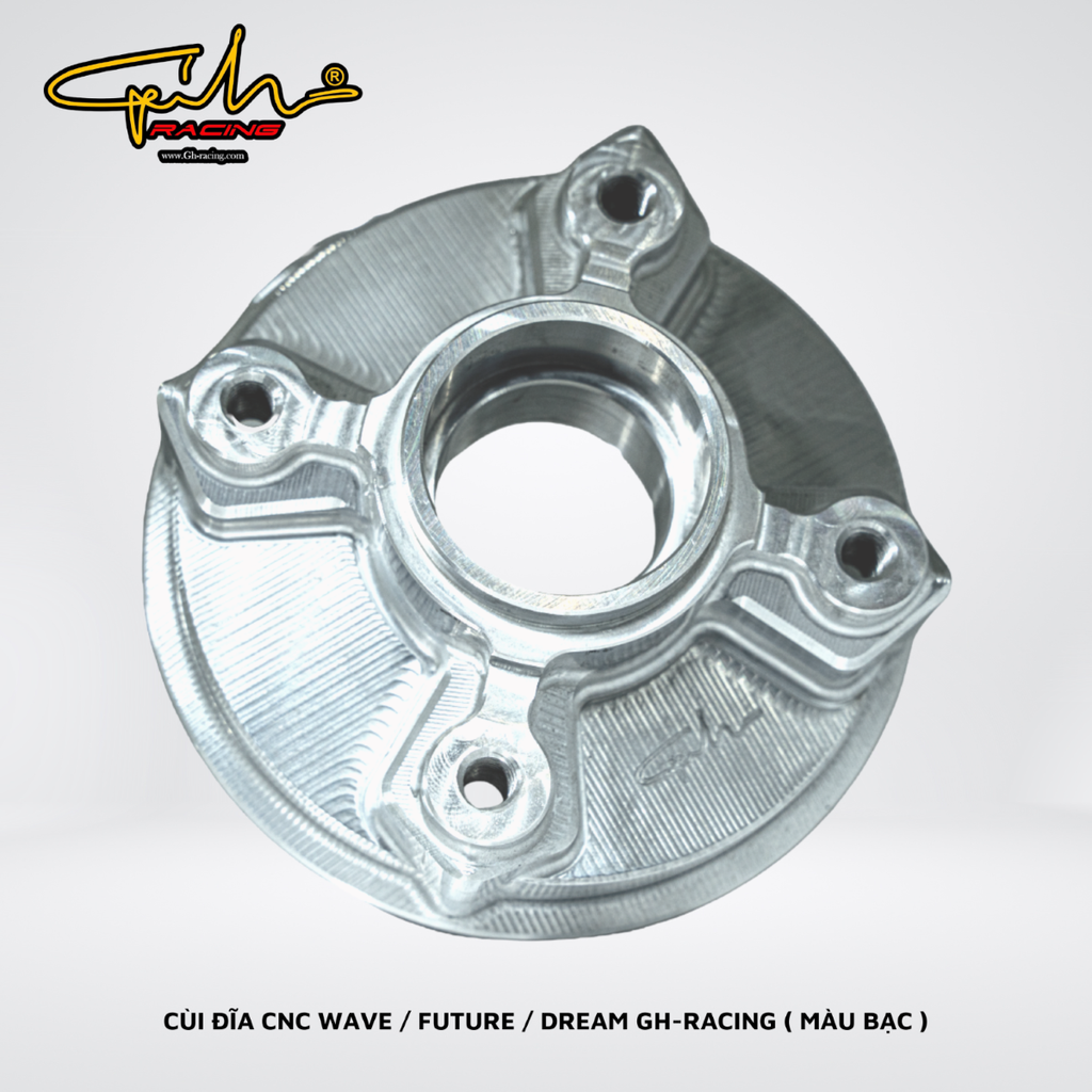 CÙI ĐĨA CNC DREAM MÀU BẠC ( GH1 ) GH-RACING