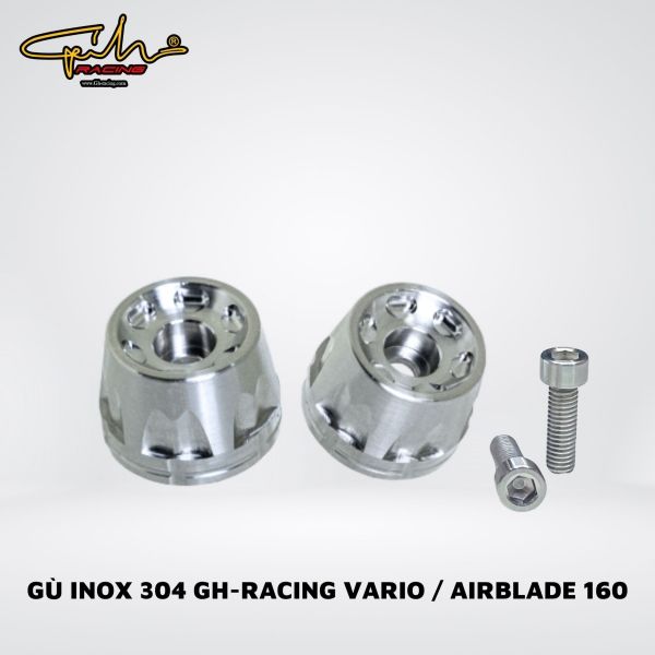 GÙ INOX 304 GH-RACING VARIO / AIRBLADE 160 ( KHÔNG CẮT GHI ĐÔNG )