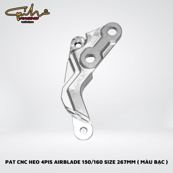 PAT NHÔM CNC HEO 4 PIS AIRBLADE 150/160 SIZE 267MM GH-RACING