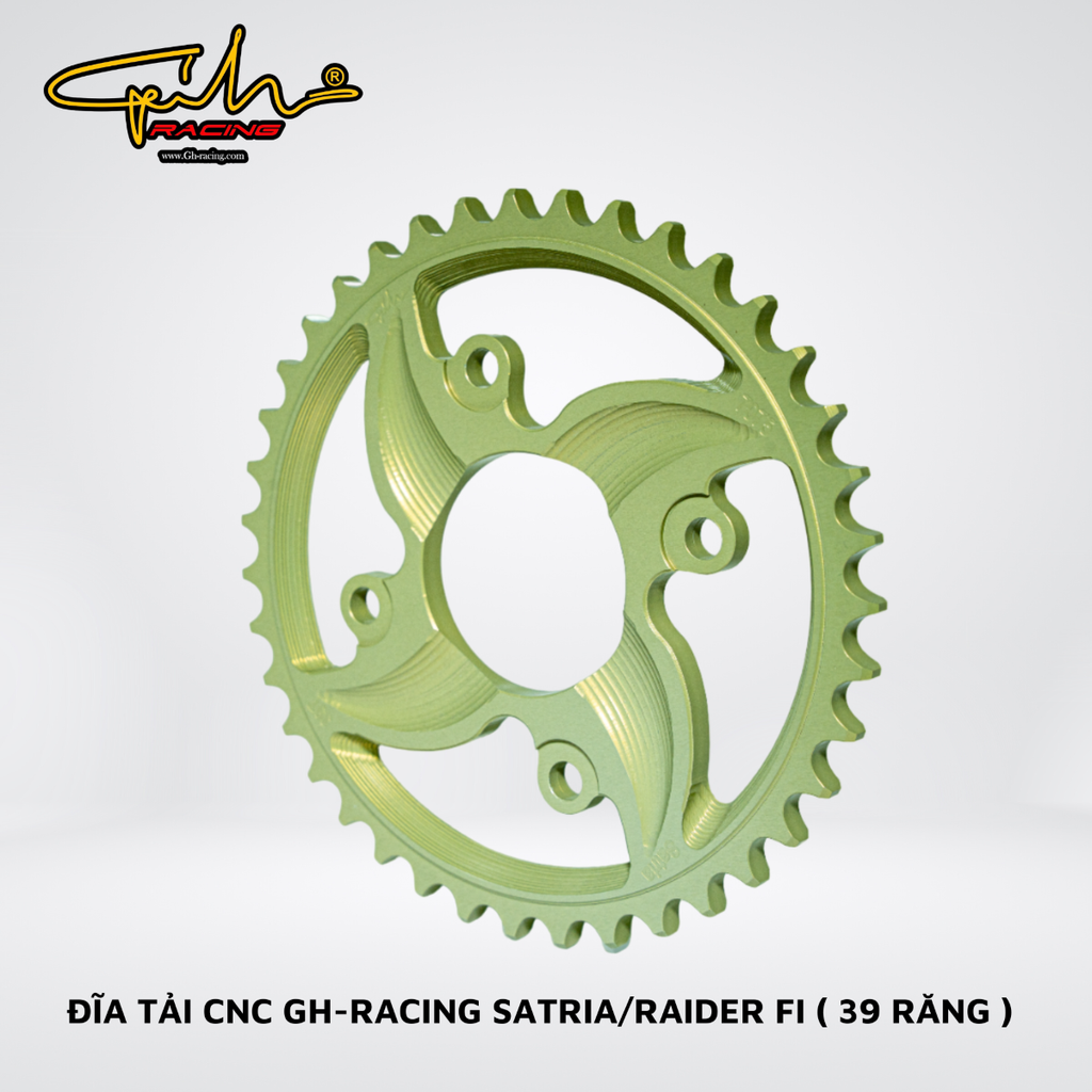 ĐĨA TẢI NHÔM 7075 CNC GH-RACING SATRIA, RAIDER 150