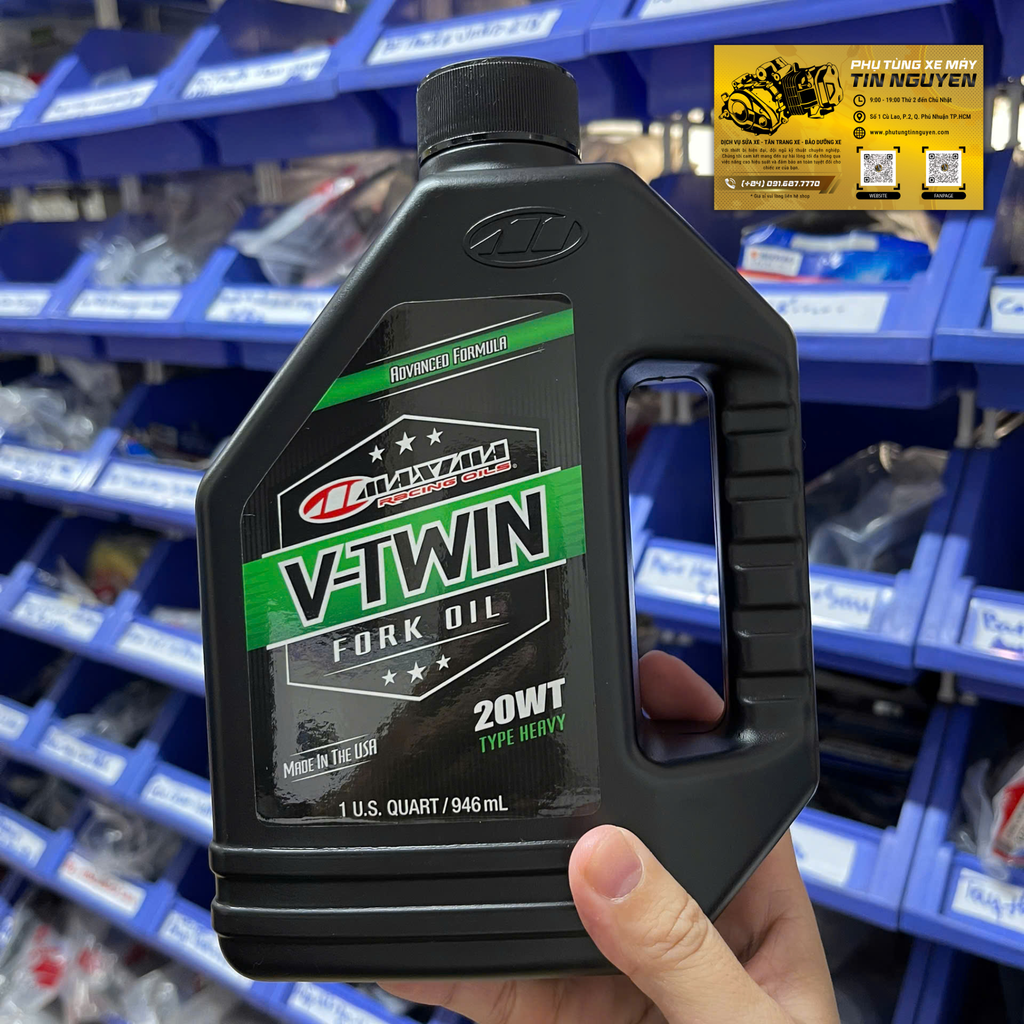 MAXIMA DẦU PHUỘC FORK V TWIN 20WT