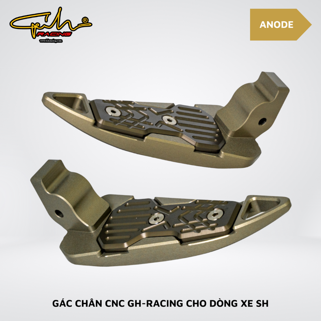 GÁC CHÂN CNC GH-RACING CHO DÒNG XE SH