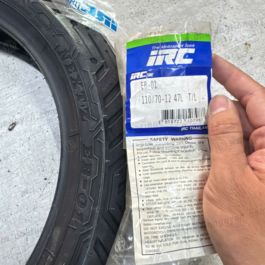 Vỏ xe INOUE (IRC) NEXT Z 110/70 12 Thái Lan