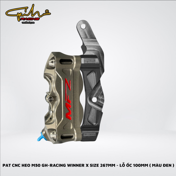PAT NHÔM CNC HEO PKL WINNER X SIZE 267MM , LỖ ỐC 100MM GH-RACING