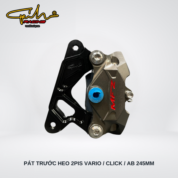 PAT NHÔM CNC HEO 2 PIS VARIO  CLICK SIZE 245MM GH-RACING