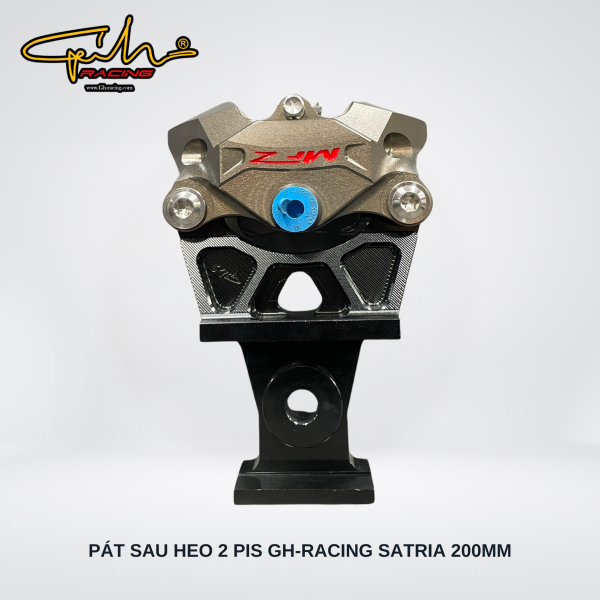 PAT SAU HEO 2 PIS SATRIA SIZE 200MM ( MÀU ĐEN ) GH-RACING