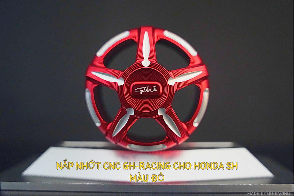 NẮP LỌC NHỚT CNC GH-RACING CHO SH350i