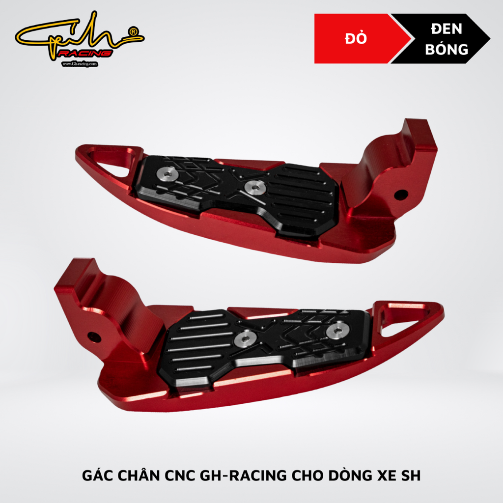GÁC CHÂN CNC GH-RACING CHO DÒNG XE SH